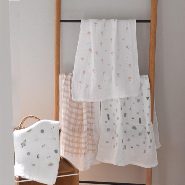 専用❤みかん❤ひんやり冷感☆ガーゼタオル❤星柄チェック 専用