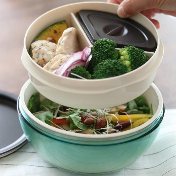 デリジオーサ 抗菌キャリーランチボウルフラット 保冷剤付き 麺弁当 丼弁当 学童弁当 ｜ アンジェ web shop（本店）