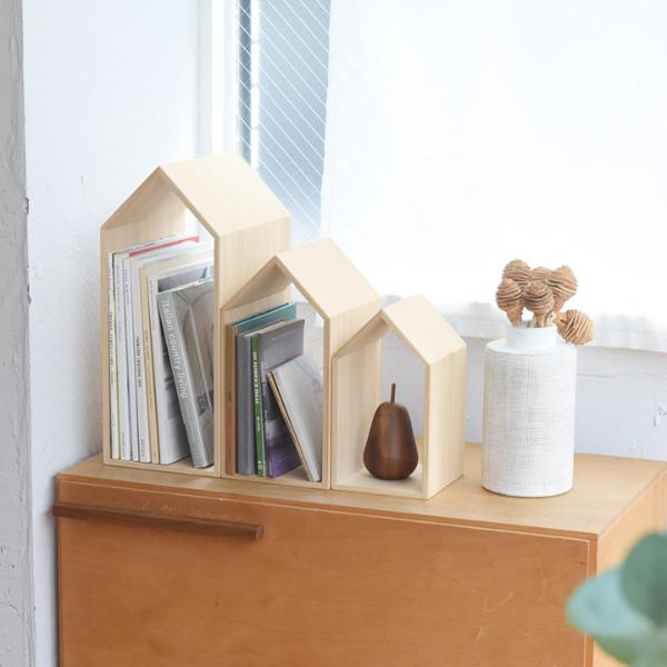 本の家 3サイズセット ブックハウスネスト Book House Nest/増田桐箱