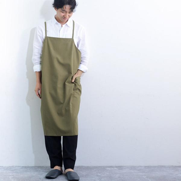 bon moment 軽くて疲れにくい シンプルエプロン／ボンモマン