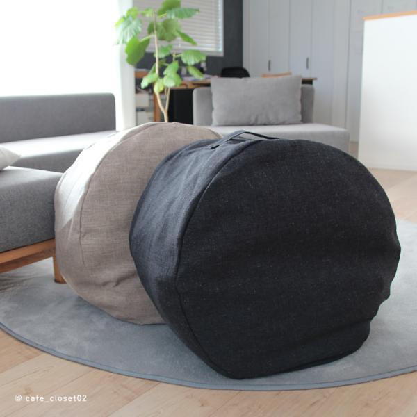 ZIP!』で話題】bon moment リビングクッションになる 掛け布団収納