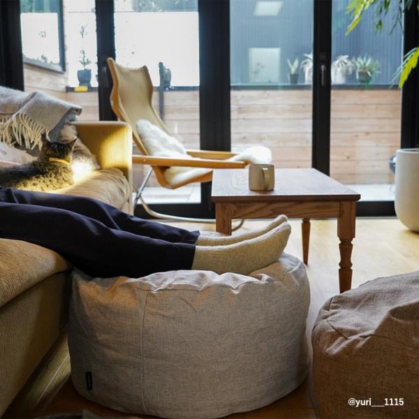 ZIP!』で話題】bon moment リビングクッションになる 掛け布団収納