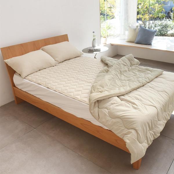 bon moment ドライコットン 敷きパッド シングル 綿100％／ボンモマン