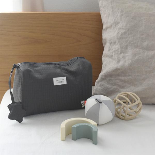 kukka ja puu 星のカシャカシャ付き おむつポーチ／クッカヤプー kbp