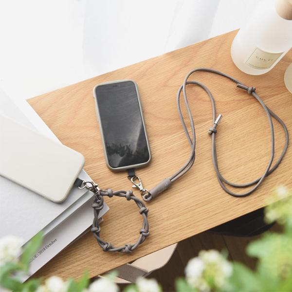 牛革 2way スマホストラップ スマホショルダー （2種類セット