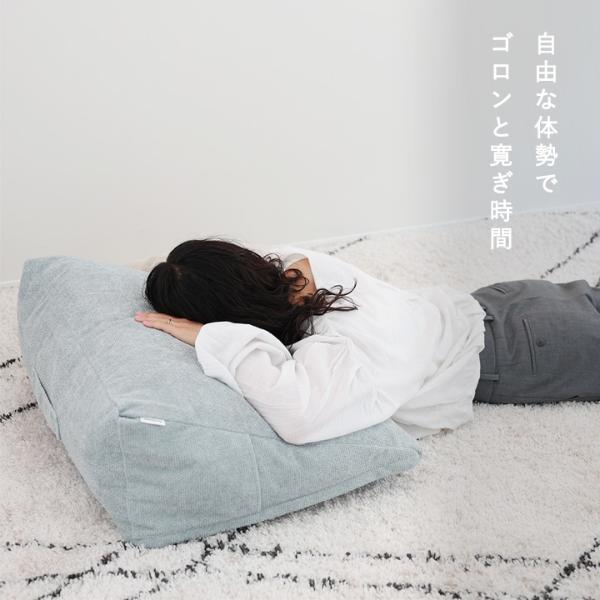 bon moment 背もたれになる 掛け布団収納ケース トライアングル型