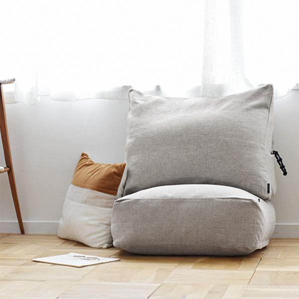 bon moment リビングクッションになる 掛け布団収納ケース トライアングル型 ロング型 スクエア型／ボンモマン