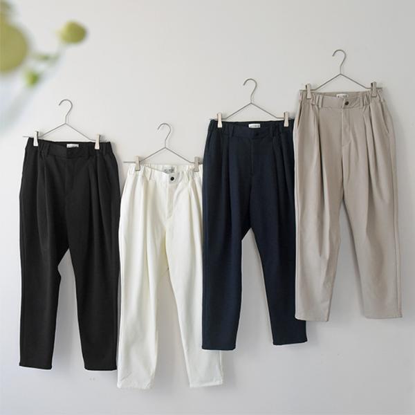 ラクを極めた タックテーパードパンツ／WESTWOOD OUTFITTERS