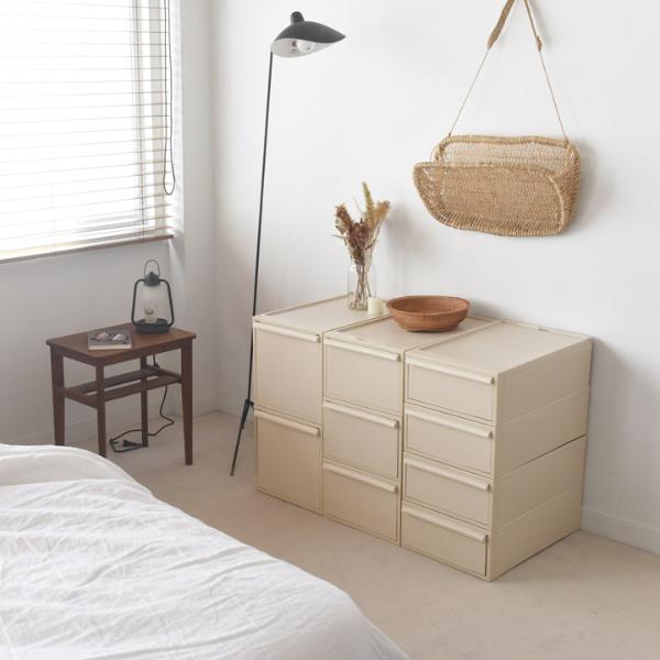 クローゼットシステム 収納ボックス S 4個セット 引出しタイプ 【送料