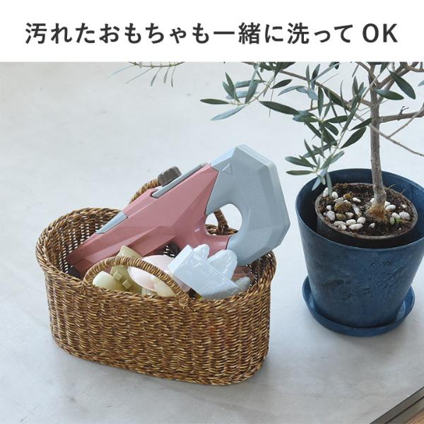 水洗いできる ハンドル付き バスケット L／UTILE ユティル