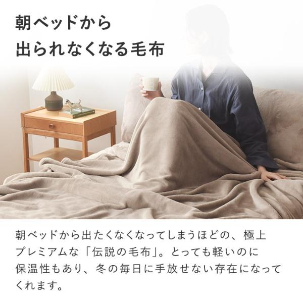 bon moment 伝説の毛布 セミダブル マイクロファイバー 洗える