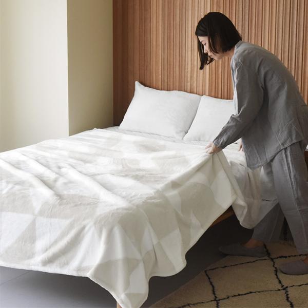 bon moment 伝説の毛布 ダブル マイクロファイバー 洗える／ボンモマン