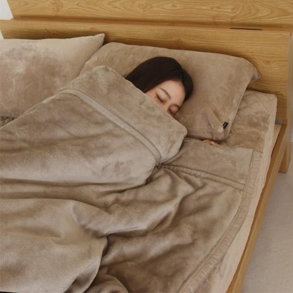 10%OFFクーポン 27日迄】bon moment あったかさをためこむ6層毛布