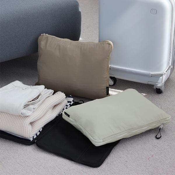 【SS限定 送料無料】【2点セット】L／S トラベルポーチ 圧縮 旅行 ポーチ L 圧縮袋 トラベル 旅行用 衣類 下着 小物／bon moment ボンモマン【送料無料】
