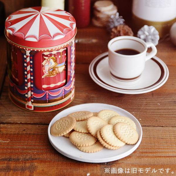 クッキー缶 回転木馬 カルーセル オルゴール
