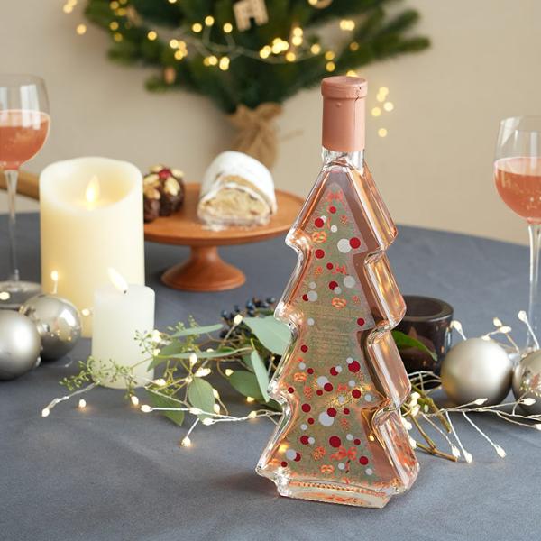 2023年限定生産 ボトル 】クリスマス ツリー型ボトル ロゼワイン