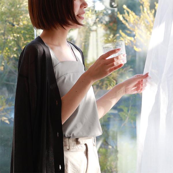 さらさらナイロン素材】ひんやりクールタッチ チラ見えを防ぐ スクエア