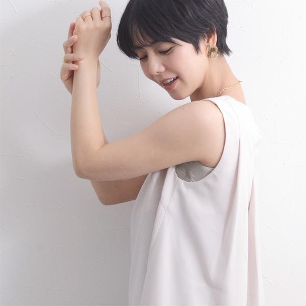 さらさらナイロン素材】ひんやりクールタッチ チラ見えを防ぐ スクエア