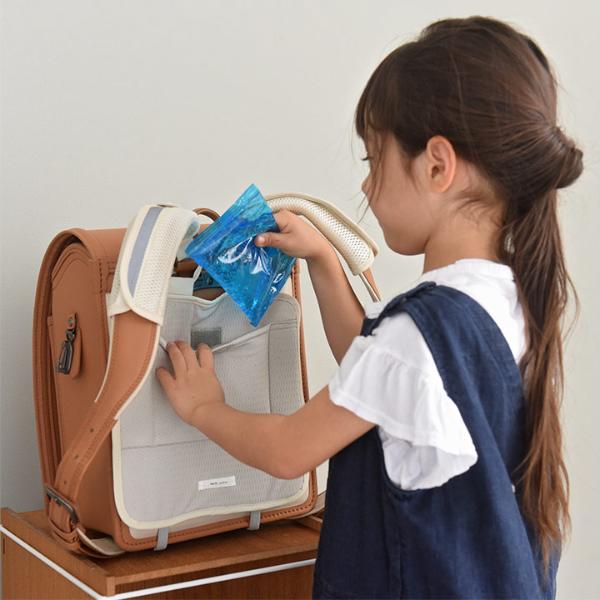 kukka ja puu ランドセルパッド 洗える メッシュ 蒸れない 背中 背あて 保冷剤 ポケット付 通学／クッカヤプー