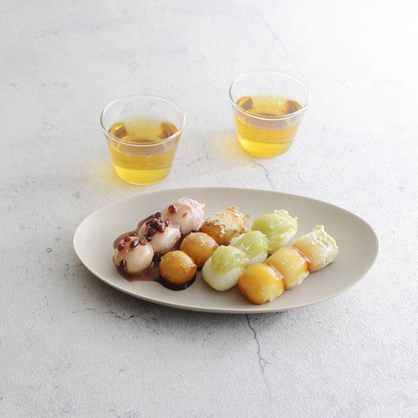 芋菓子屋 4種の団子瓶 みたらし／黒蜜／おしるこ／ずんだ 4本入【送料