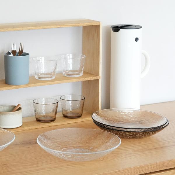 夏の食卓を彩る ガラス ボール 23cm 食洗機対応 日本製 グラシュー