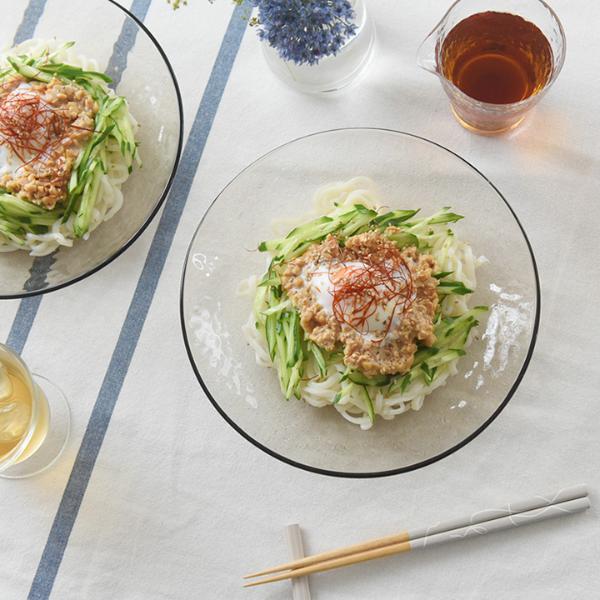 夏の食卓を彩る ガラス ボール 23cm 食洗機対応 日本製 グラシュー