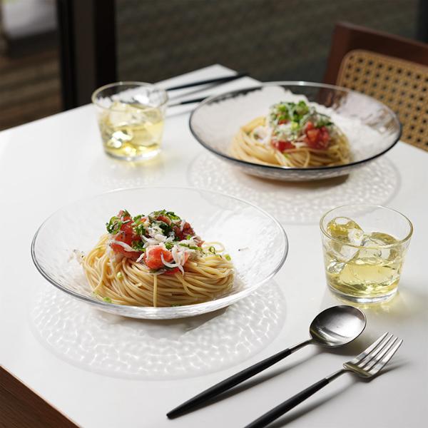 夏の食卓を彩る ガラス ボール 23cm 食洗機対応 日本製 グラシュー