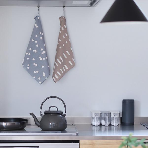 bon moment たっぷり吸収する コットン100% ダイヤ織 キッチンクロス