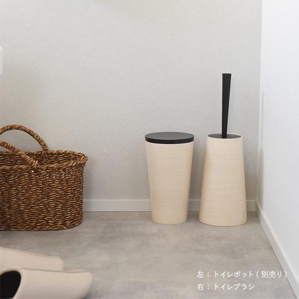 bon moment 職人が作る 木目塗り トイレブラシ