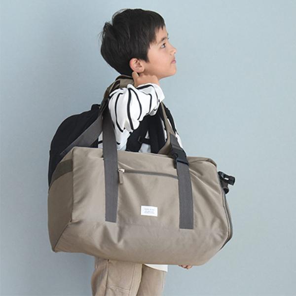 kukka ja puu リュックにもなる 3WAY ボストンバッグ 42L ショルダーベルト付