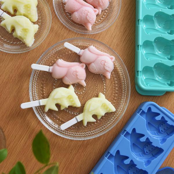 サメ／ユニコーンの絵になるアイス型／ZOKU ゾク【3/1雑貨MD】（65