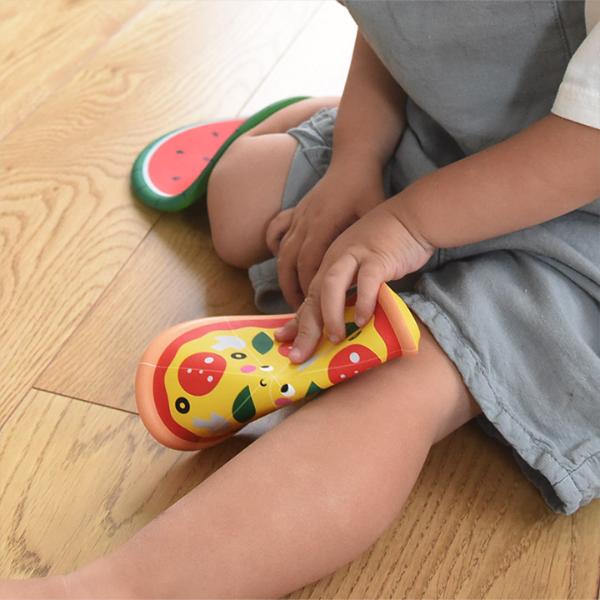 ピザ／スイカ／ドーナツ型の シリコン製 フリスビー／KIKKERLAND