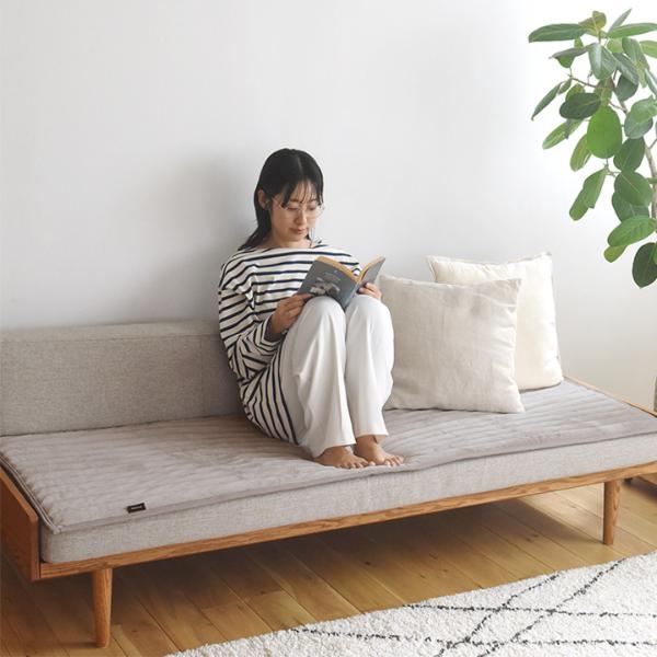 bon moment うっとりなめらかパフ ソファパッド 65×180cm／ボンモマン