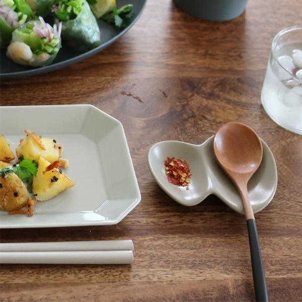bon moment 毎日使いたくなる カトラリーレスト豆皿 美濃焼 