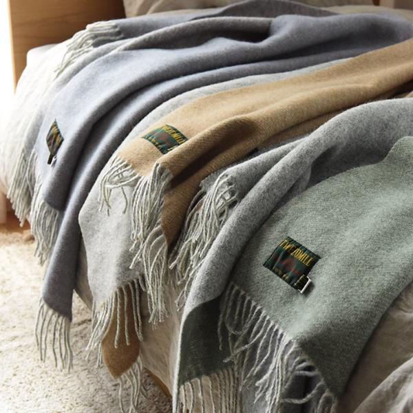 ブランケット　ピュアウール　クロス柄 ブランケット ピュアウール クロス柄 CYEウールブランケット