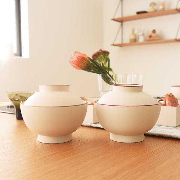 迎春の食卓に馴染む 蓋つき椀 雑煮椀 山中塗 お正月【7/10雑貨追加