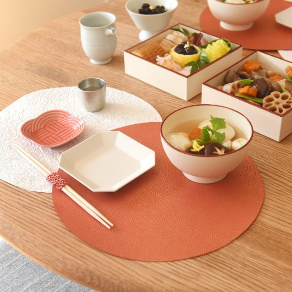 迎春の食卓に馴染む 蓋つき椀 雑煮椀 山中塗 お正月 ｜ アンジェ