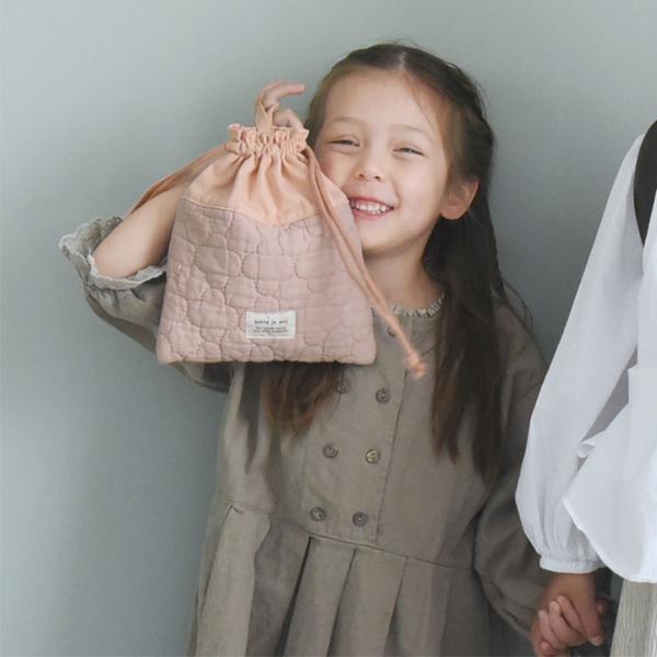 イブル生地】kukka ja puu イブル 巾着袋 小 ヌビバッグ 女の子 男の子 
