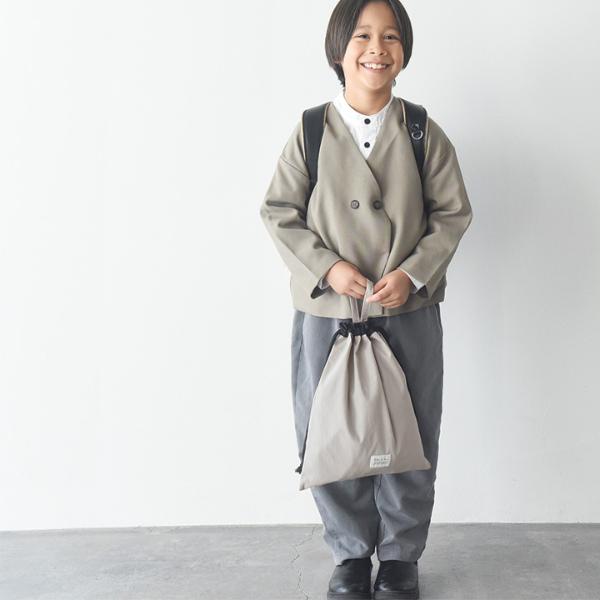 北欧シンプル無地】kukka ja puu 巾着袋 大 体操着入れ 入園 入学