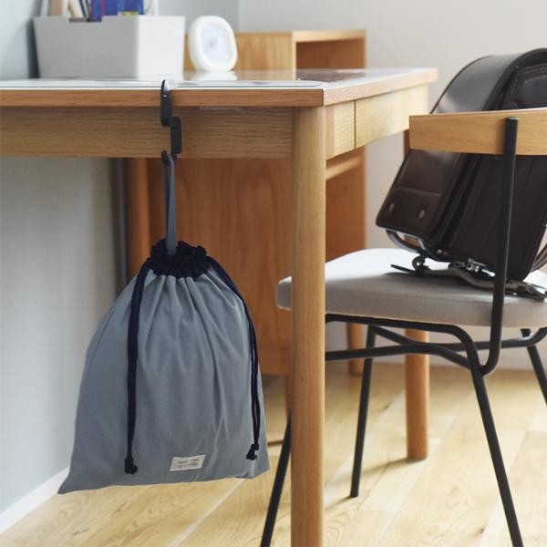 北欧シンプル無地】kukka ja puu 巾着袋 大 体操着入れ 入園 入学