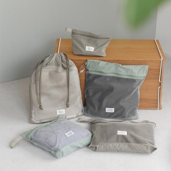 kukka ja puu 整理して仕分けられる トラベルポーチ5点セット