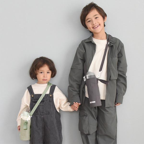 セット】kukka ja puu 水筒＆水筒カバー キッズ 直飲み 800ml