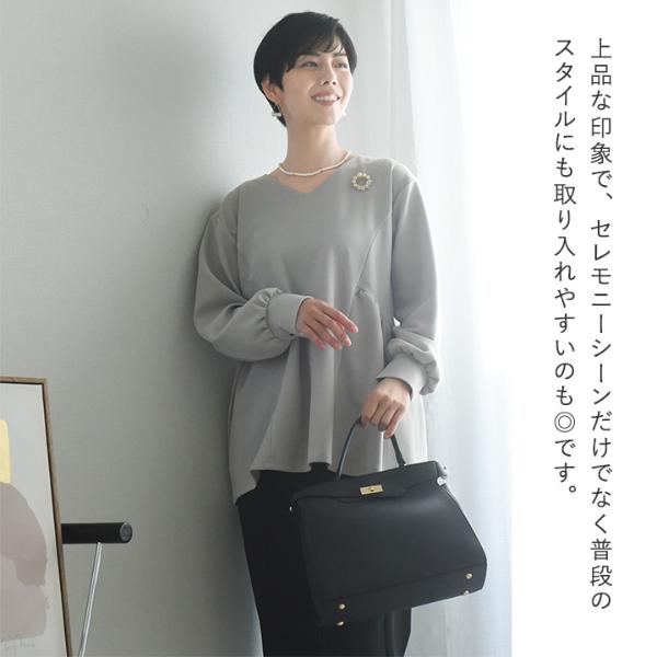 胸元が華やぐ パールブローチ サークル スクエア 卒園式 卒業式