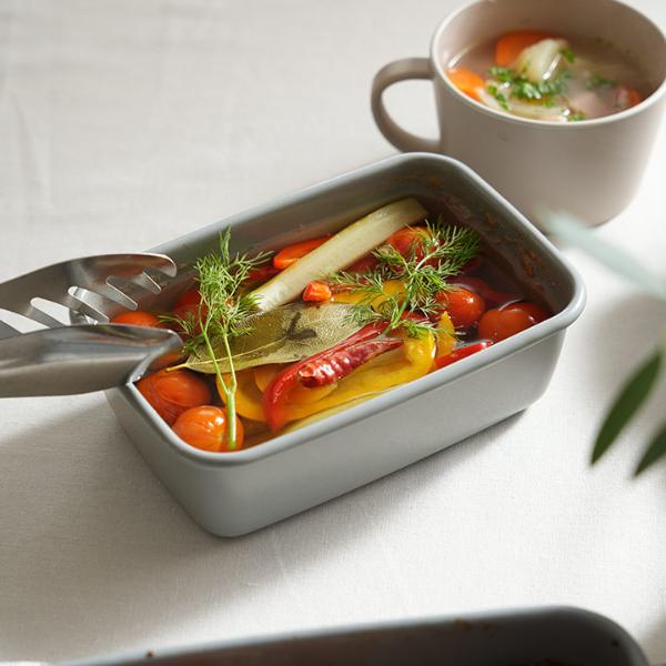 ＋Gray プラスグレイ 保存容器 3種セット （スクウェアS レクタングル