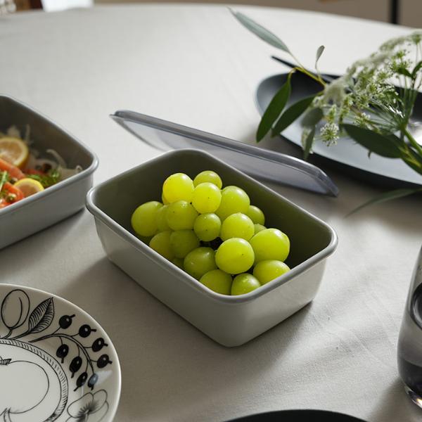 ＋Gray プラスグレイ 保存容器 3種セット （スクウェアS レクタングル