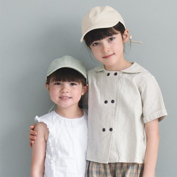 kukka ja puu キッズ キャップ 帽子 後ろリボン付き／クッカヤプー