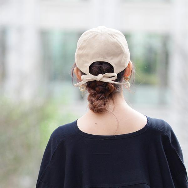 kukka ja puu キッズ キャップ 帽子 後ろリボン付き／クッカヤプー