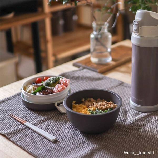 bon moment 丼・麺弁当にも使いやすい 2段ランチボウル お弁当箱 700ml