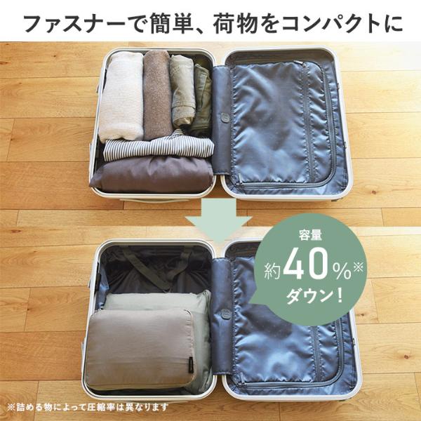 Chaos MAYTWELVE トラベルポーチ 完全受注生産 bon moment 圧縮できる トラベルポーチ M 圧縮 旅行 ポーチ 圧縮