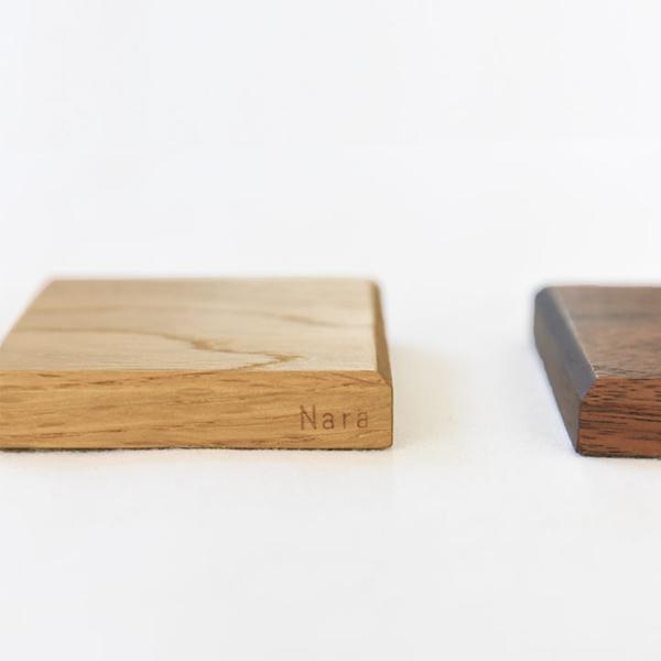 一部アンジェ別注】オーク材 ウォールナット材 マグネットホルダー